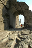 Donnas en vallée d Aoste la via Domitia