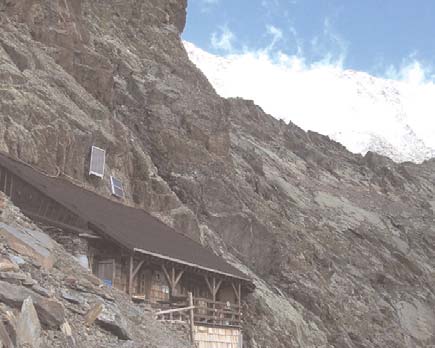 refuge de plan glacier