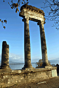 colonnes romaines à nyon
