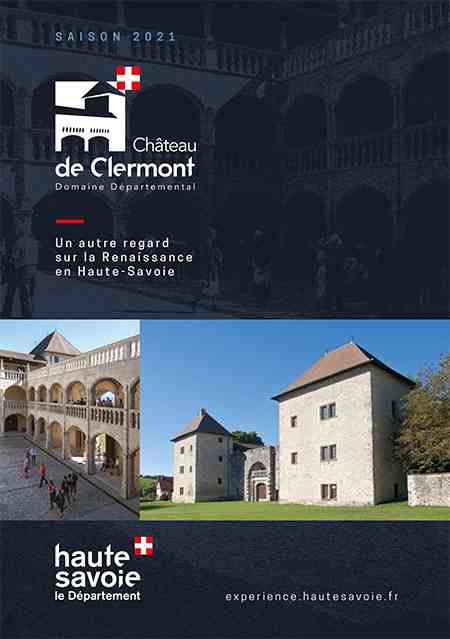 Affiche château de Clermont, Haute-Savoie