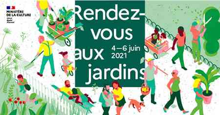 Affiche rendez-vous au jardin