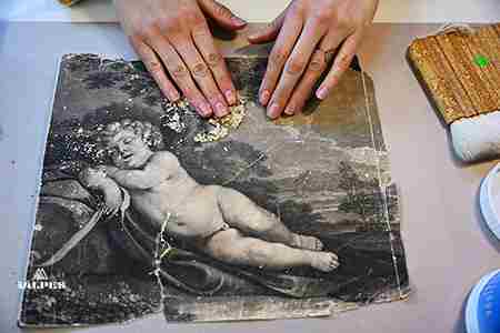 Restauration d'estampe