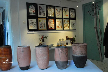 Jacques Marchand, poterie et tableaux