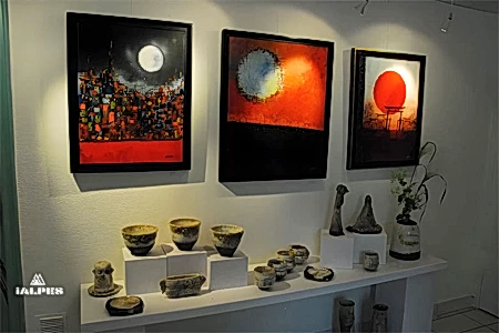 Oeuvres de Jacques Marchand, artiste chablaisien.