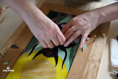 Christel HOUSSIN, assemblage de tesselles