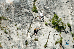 Escalade via ferrata Haute-Savoie