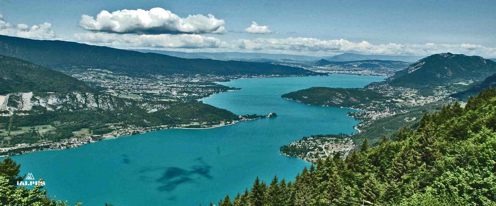 Vue sur le lac d'Annecy, Haute-Savoie