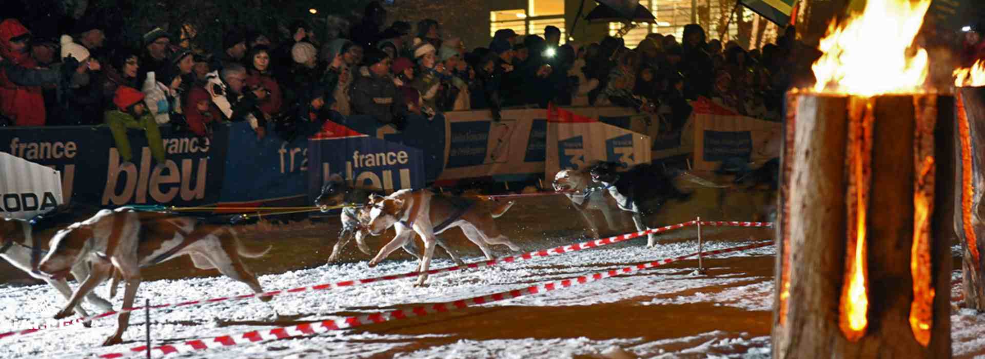 Attelage muscher de nuit, Haute-Savoie
