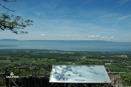 Belvédère depuis les châteaux d'Allinges