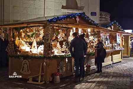 Annecy, chalet du marché de Noël