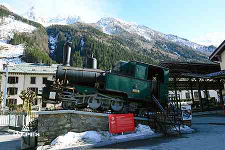 Train du Montenvers à Chamonix, Haute-Savoie