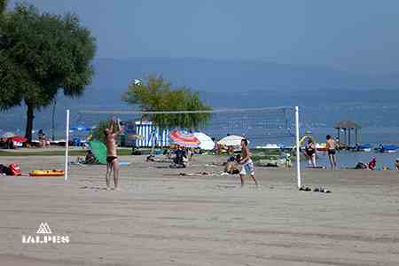 Plage d'Excenevx, Haute-Savoie