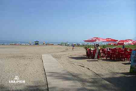 Plage d'Excenevx, Haute-Savoie