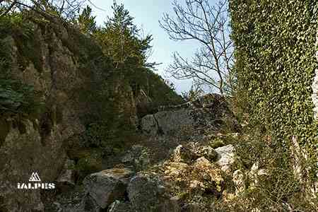 Voie romaine gorges du Fier, Haute-Savoie