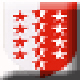 Blason canton du Valais, Suisse
