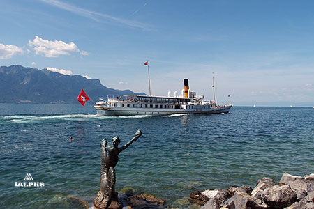 Croisière bateau Belle Epoque sur le lac Léman, Haute-Savoie