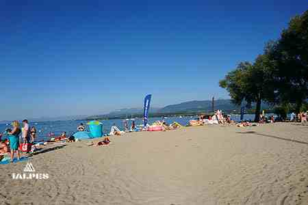 Lac Léman, Plage d'Excenevex