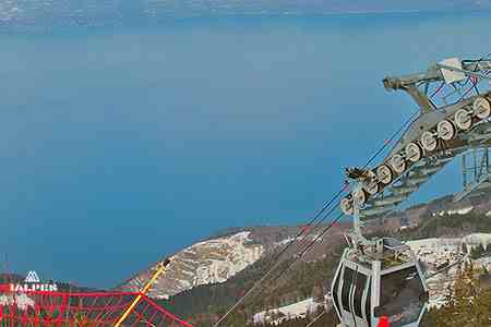 Lac Léman depuis la station de Thollon-les-Mémises, Haute-Savoie