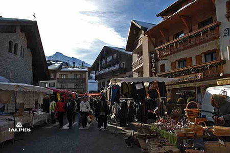 La Clusaz marché hebdomadaire