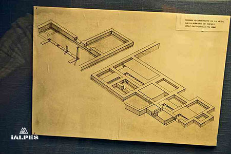 Plan villa gallo-romaine