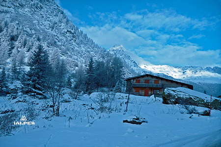 Musée de la réserve des Aiguilles Rouges au col des Montets. 
