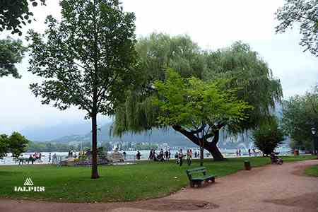 Annecy, les Jardins de l'Europe, Haute-Savoie
