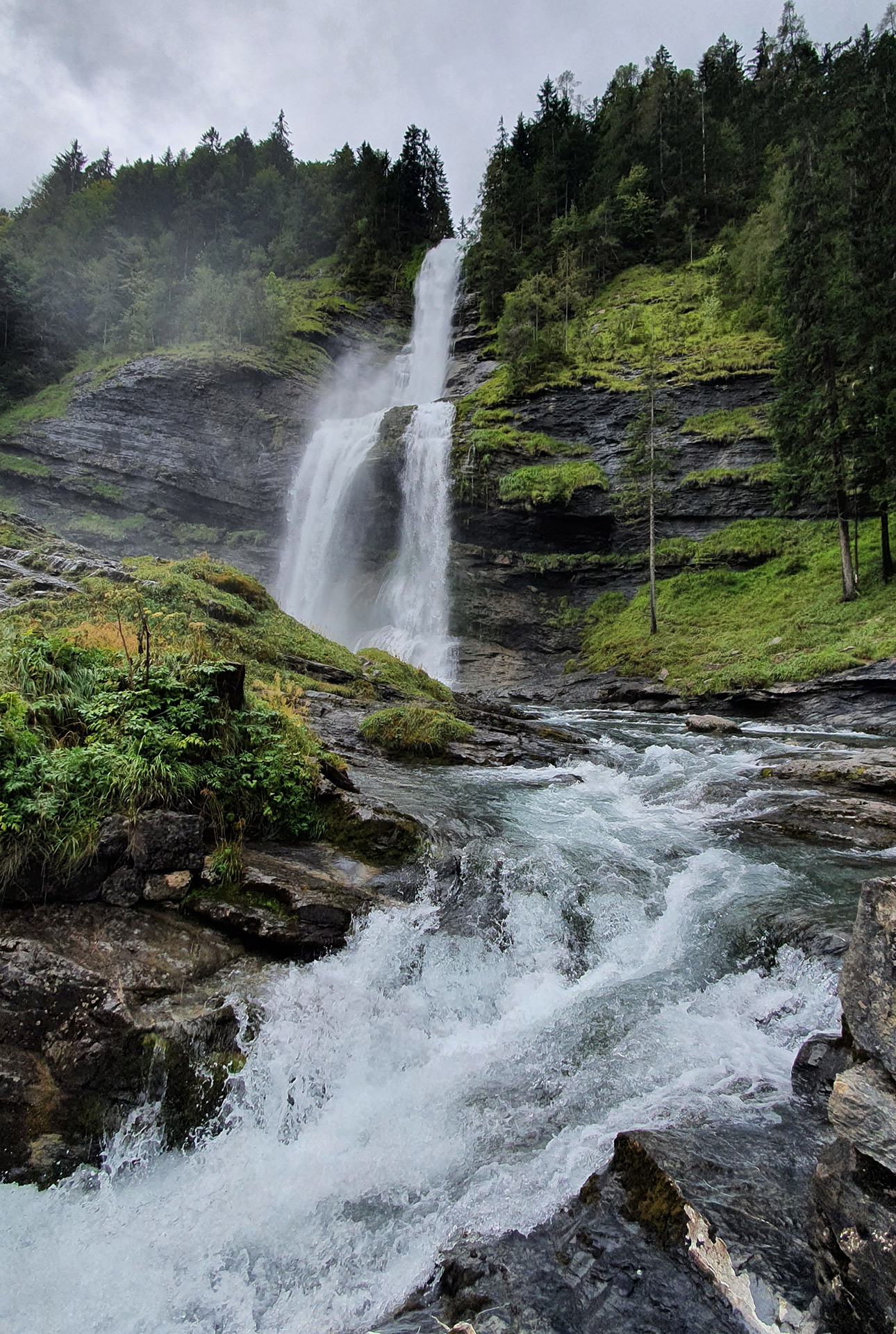 Cascade du Rouget à Sixt, Haute-Savoie