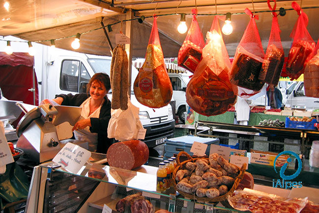 Marché des salaisons, Haute-Savoie