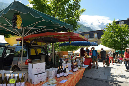 Jour de marché à Chamonix