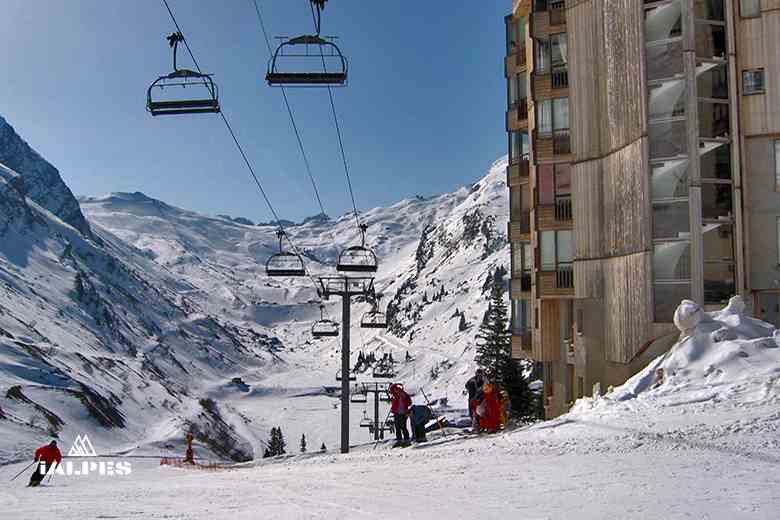 Les 3 Vallées depuis Saint Martin de Belleville