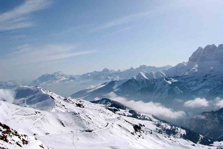 Avoriaz, descente coté Suisse