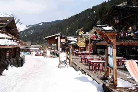 Avoriaz, les Lindarets pause