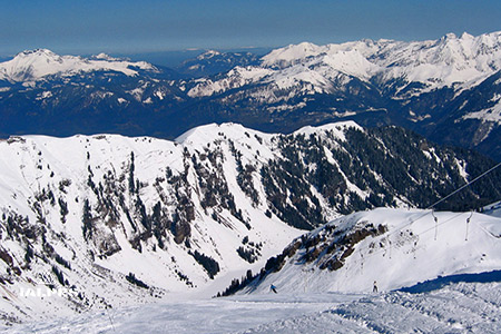 Flaine, la combe de Gers