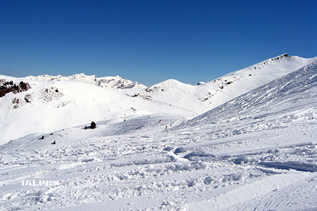 Station de Flaine, combe de Gers