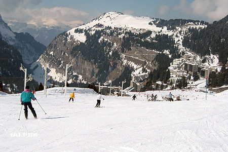 Flaine, piste des Balachat