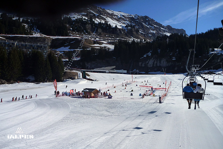 Flaine pistes débutants
