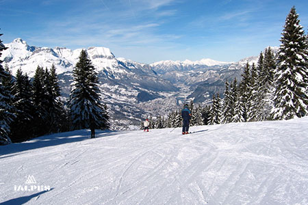 Meg^ve piste de la Princesse