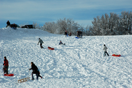 Piste de luge Haute-Savoie