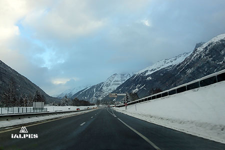 Autoroute Blanche, Servoz