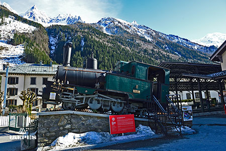 Ancienne locomotive train du Montenvers, Chamonix